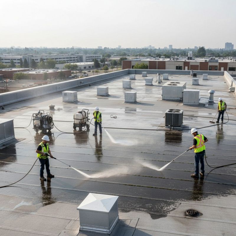 Residential Powerwashing detail